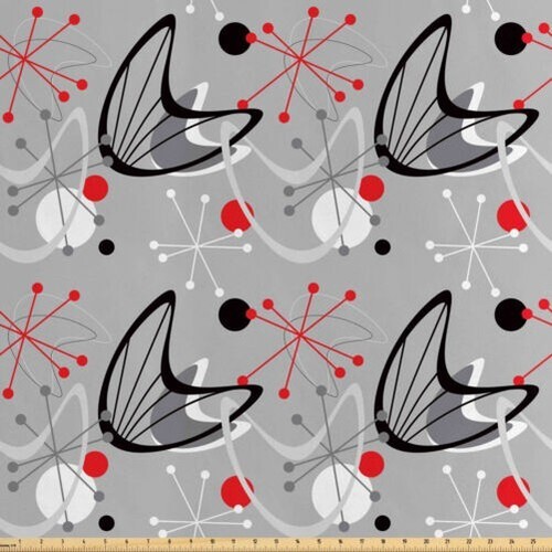 Centre siècle satin tissu - de,