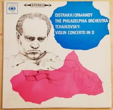 DAVID OISTRAKH / EUGENE ORMANDY -TCHAIKOVSKY Violin Concerto UK LP SRBG 72064 NM