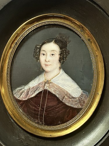 Rare grand portrait miniature - rare,