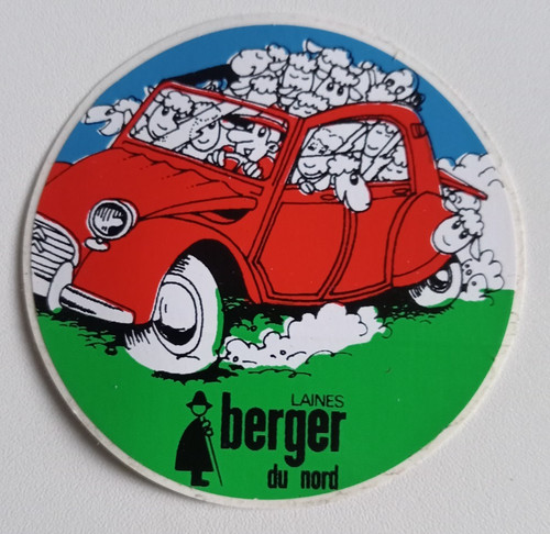 Ancien sticker autocollant - ancien,