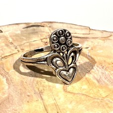 Bague Signée TOULHOAT Fleur