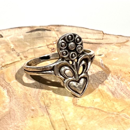 Bague signée toulhoat fleur - signée,