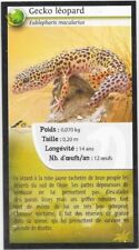 Carte Quick - Reptiles - Gecko léopard
