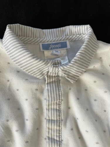 Jacadi euc white grey - jacadi, white/grey
