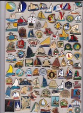VOILIER lot de 95 pin's