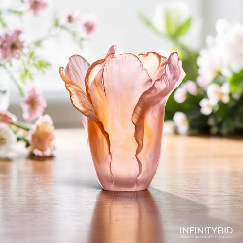 Daum tulipe vase grand - tulipe,