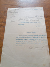 GENERAL MERCIER IV CORPS D ARMEE 1898 AUTORISATION MUSIQUES GARNISON