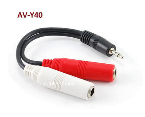 5mm stereo male to - stereo, dual