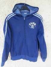 Veste à capuche CLUB ADIDAS vintage VENTEX marine TREFOIL jacket années 80 M