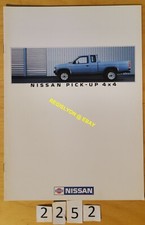 NISSAN PICK UP 4X4 Prospectus Allemand 8 pages 01/1986