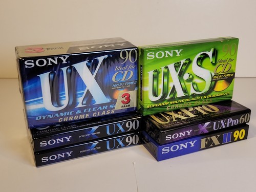 Lot cassettes sony - 8, ux.s