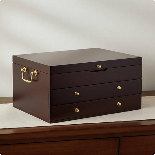 Coffret couverts tiroirs - à,