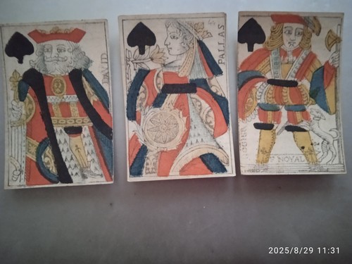 Cartes jouer xviii - cartes, à