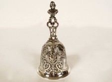 Cloche clochette table argent