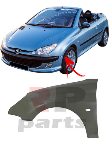 Pour peugeot 206cc 1998 - pour, 1998-2009