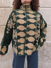 Veste En Velours Suzani Courte