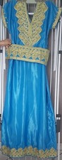 robe  orientale bleue