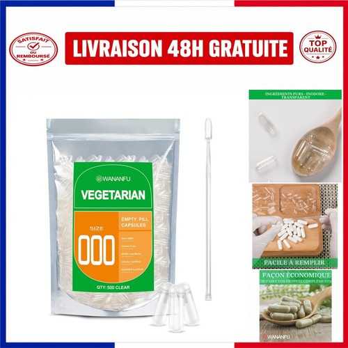 Gélules vides végétales