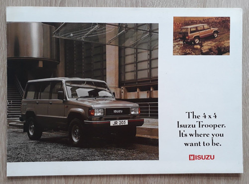 Isuzu trooper range brochure - isuzu,