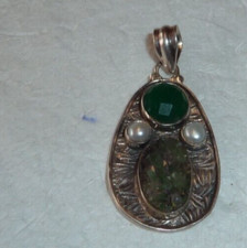 Pendentif japonisant en - ,