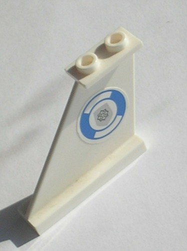 Lego white tail 4x1x3 police - lego,