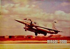 AVION MIRAGE 2000 1982 CATALOGUE EN ANGLAIS ET ALLEMAND
