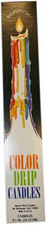 Color Drip Candles, 4-Pack (8