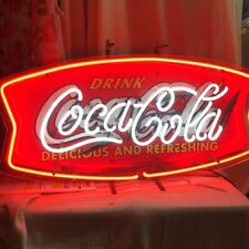 Coca-Cola néon lumière vintage rétro enseigne de collection rare d'occasion