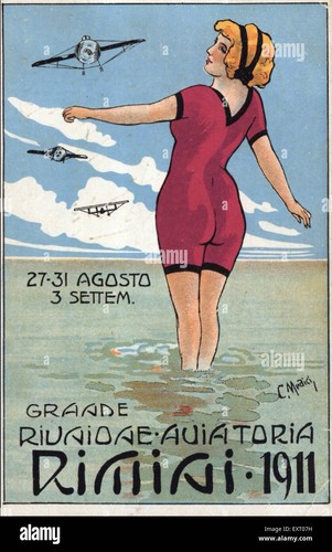 Affiche poster italie rimini - italie,