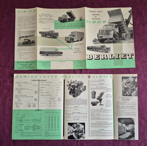 Dépliant 1742 berliet - ,
