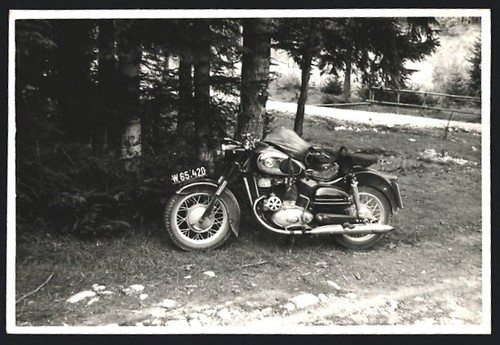 Photographie moto puch vélo - puch,,