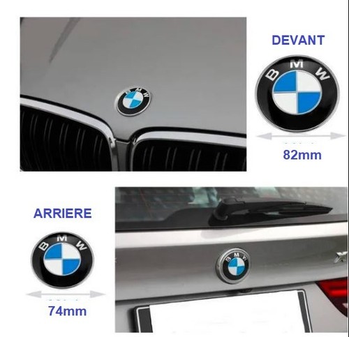 Bmw insigne logo capot 82mm - capot,