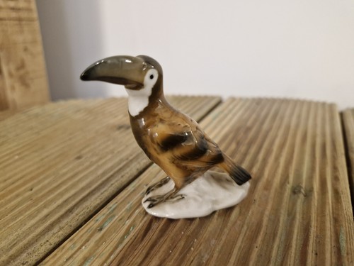 Figurine toucan porcelaine - toucan,