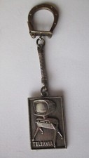 RARE porte clé de 1957 télévision TELEAVIA modèle PANORAMIC 111
