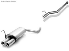 Système De Course Mercedes CLK W208 C208 Coupé A208 Cabriolet 2x80mm Rond