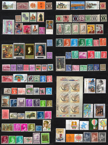 Lot timbres divers monde - divers,