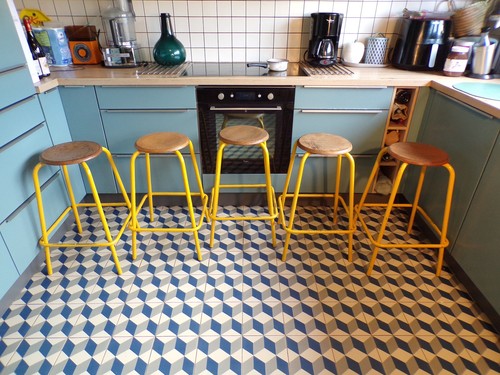 Lot tabouret haut - lot, atelier