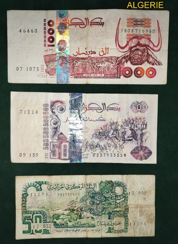 Lot billets algerie - 3,