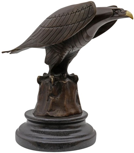 Statuette bronze aigle - statuette,