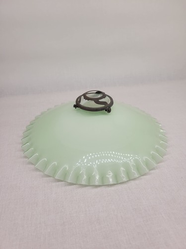 Ancien abat jour - en, opaline