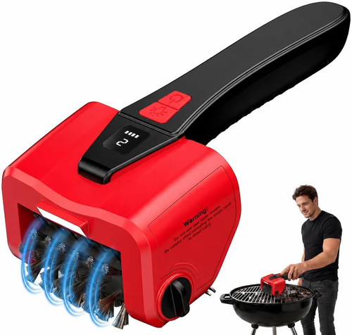 Electric bbq grill brush - electric,