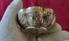 COUPELLE ARGENT MASSIF - INDE - XIXEME - DIAMETRE 62 MM-POIDS 22,09