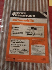 Revue Technique Renault Trafic 1.4 1400 essence t800 t1000 traction 1397 Cc 