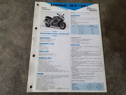 Fiche technique kawasaki - fiche,