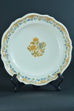 Faience de Moustiers assiette Polychrome Solanée    18 ème Collection N°8