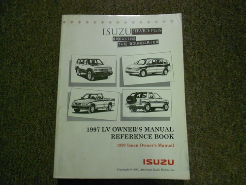 1997 isuzu propriétaires - lv,
