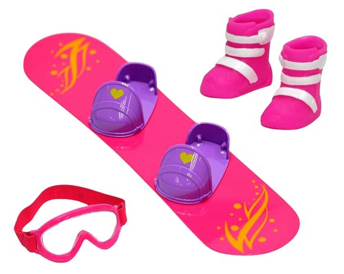 Girl doll snowboard - girl,