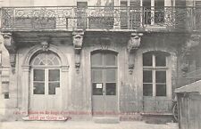 75 VIEUX PARIS BALCON FER FORGE HOTEL HABITE PAR GUETRY RUE POISSONNIERE - 1873