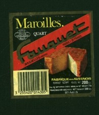 Etiquette de Fromage papier Maroilles