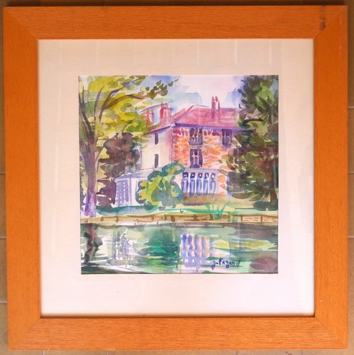 Tableau aquarelle gérard - aquarelle, de